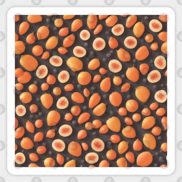 Fruit Pattern Sticker by coraleeallen